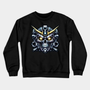 Biomech Skull S01 D56 Crewneck Sweatshirt